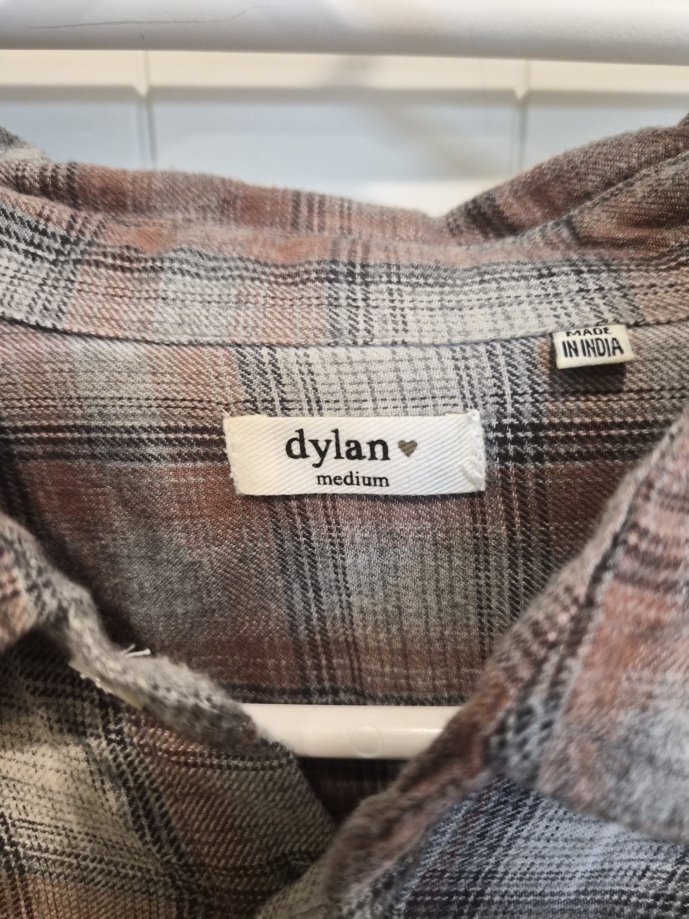 Dylan Plaid Button-Front Shirt Dess - Picture 5 of 7